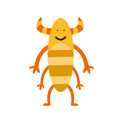 illustration of a cartoon bug