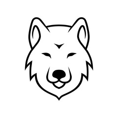 wolf head vector logo