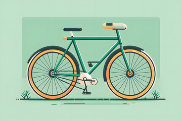 bicycle, vector art