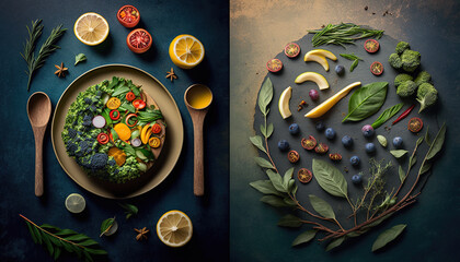 Organic Vegetables, Produce and Food