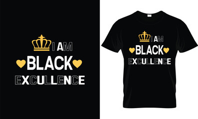 Black man t- shirt design