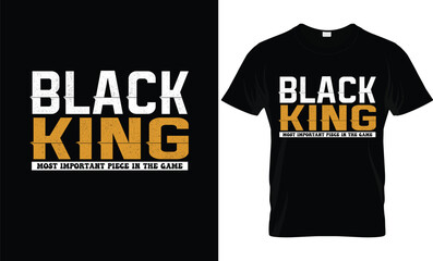 Black man t- shirt design