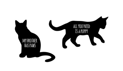 You me and the cats svg, cat svg, cat SVG Bundle, Hand drawn inspirational quotes about cats.