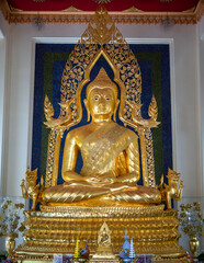 Buddha sculpture in Maha Chakri Phiphat Pagoda, Pattaya, Thailand
