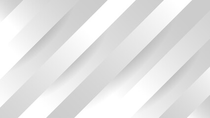 Obraz premium Elegant modern abstract silver diagonal striped background with metallic shine and sleek minimalist design pattern for contemporary luxury wallpaper and background in monochromatic grayscale style
