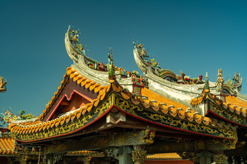Fototapeta premium roof details of traditional Teochew buildings