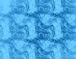Abstract art blue paint background with liquid fluid grunge texture.