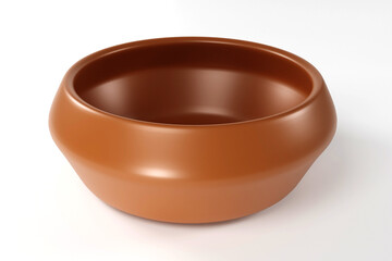 Empty dog or cat bowl for food or water feeding