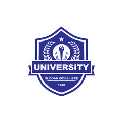 University vector logo template