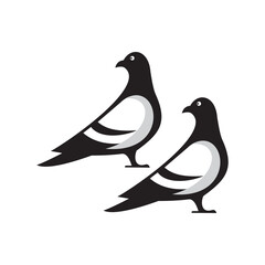 Pigeon bird logo design