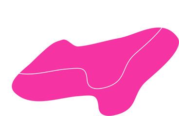 Pink Aesthetic Blob Design Element Vector