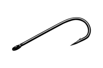 fish hook isolated from background