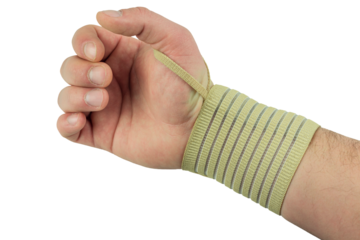 wrist bandage, arm fixation during stretching, extension or injury