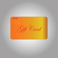 Gift card with a gift symbol on it