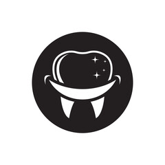 Dental smile logo template vector icon