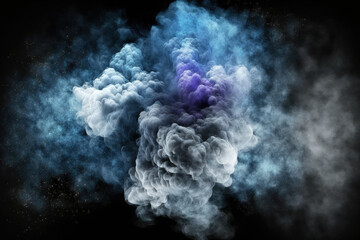 a translucent special effect of fog or smoke. Generative AI