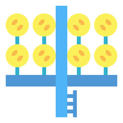 spotlight flat icon style