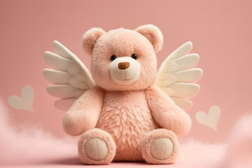 teddy bear with wings, generative ai