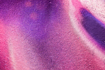 Beautiful bright colorful street art graffiti background. Abstract creative spray drawing fashion colors on the walls of the city. Urban Culture gradient texture, copyspace backdrop