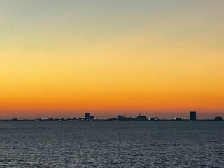 Fototapeta premium sunset over the sea