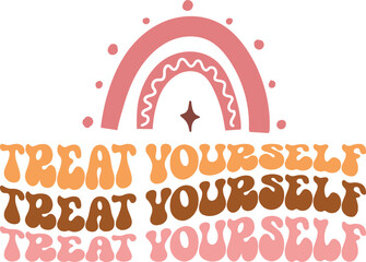 Treat yourself retro craft design.