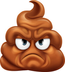 Angry Mad Dislike Hating Poop Poo Emoticon Emoji