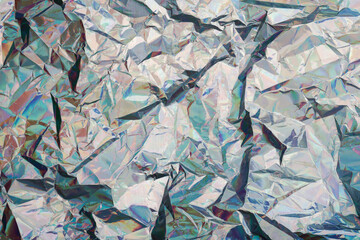 metallic crumpled background. Minimal abstract composition. texture background for card or invitation. space for your text.retro color.selective focus