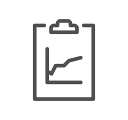 Calculation and accounting related icon outline and linear vector.
