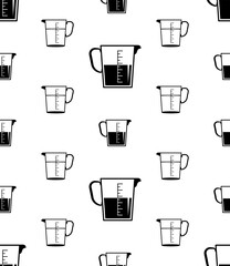 Measuring Cup Icon Seamless Pattern Y_1911001