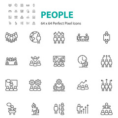 set of people icons, team, , meeting, business,