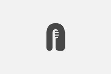 Illustration vector graphic of letter A music with mic