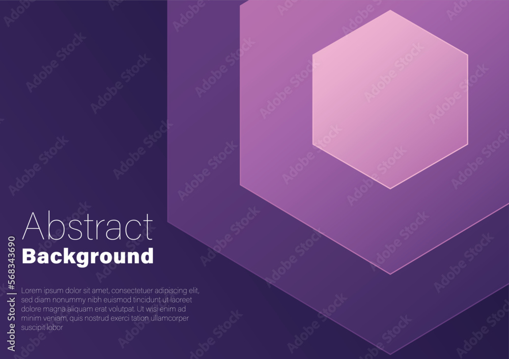 Poster abstract geometry gradient background, purple gradient color vector background illustration template