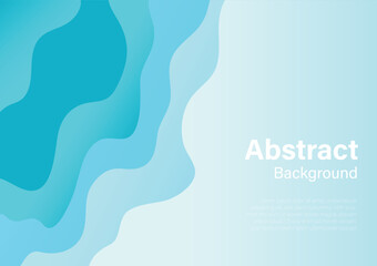 Abstract fluid gradient background, blue gradient color vector background illustration template for website, banner, poster, backdrop