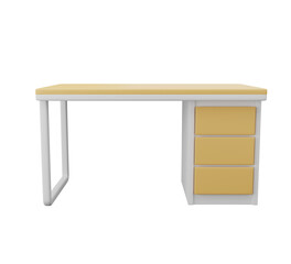 3D wooden desk