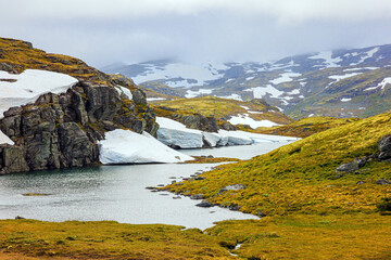 Mountains and valleys