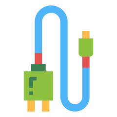 charger flat icon style