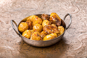grilled potatoes with 