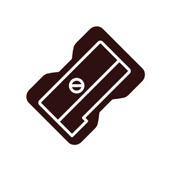 pencil sharpener - vector icon