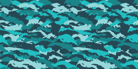 Camouflage background. Seamless pattern.Vector. 迷彩パターン テクスチャ 背景素材
