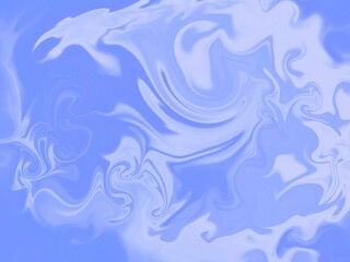 Colorful liquid marbling paint texture background abstract with a color mix of blue purple and white