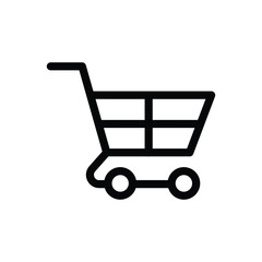 Trolley icon vector on trendy design