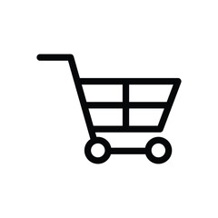 Trolley icon vector on trendy design