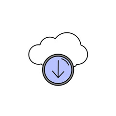 cloud computing icon