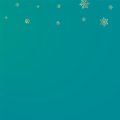 Silver Snowflake Vector Bronze Background.