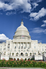 Obraz premium Capitol building west facade, Washington DC, United States 