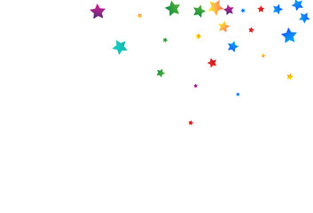 Color Splash Top Vector White Background.