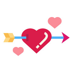 arrow flat icon style