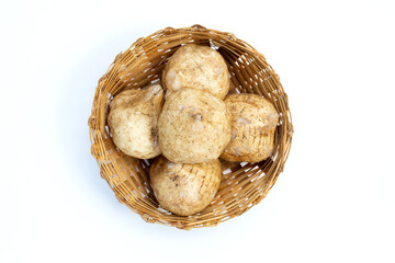 Mexican turnip or jicama or yam bean