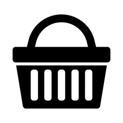 Shopping basket icon - vector illustration. Shop cart, bag, online purchase, retail vector illustration design on white background.