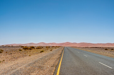 Fototapeta na wymiar Landscape around Sossusvlei, Namibia